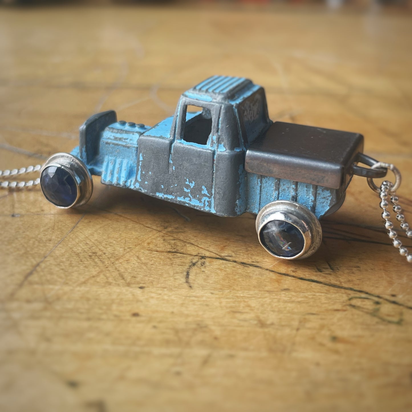 Little Blue Truck Best Friend Necklace