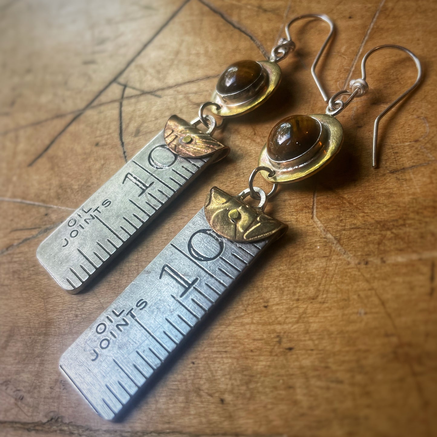 Tiger Eye Lufkin Dangle