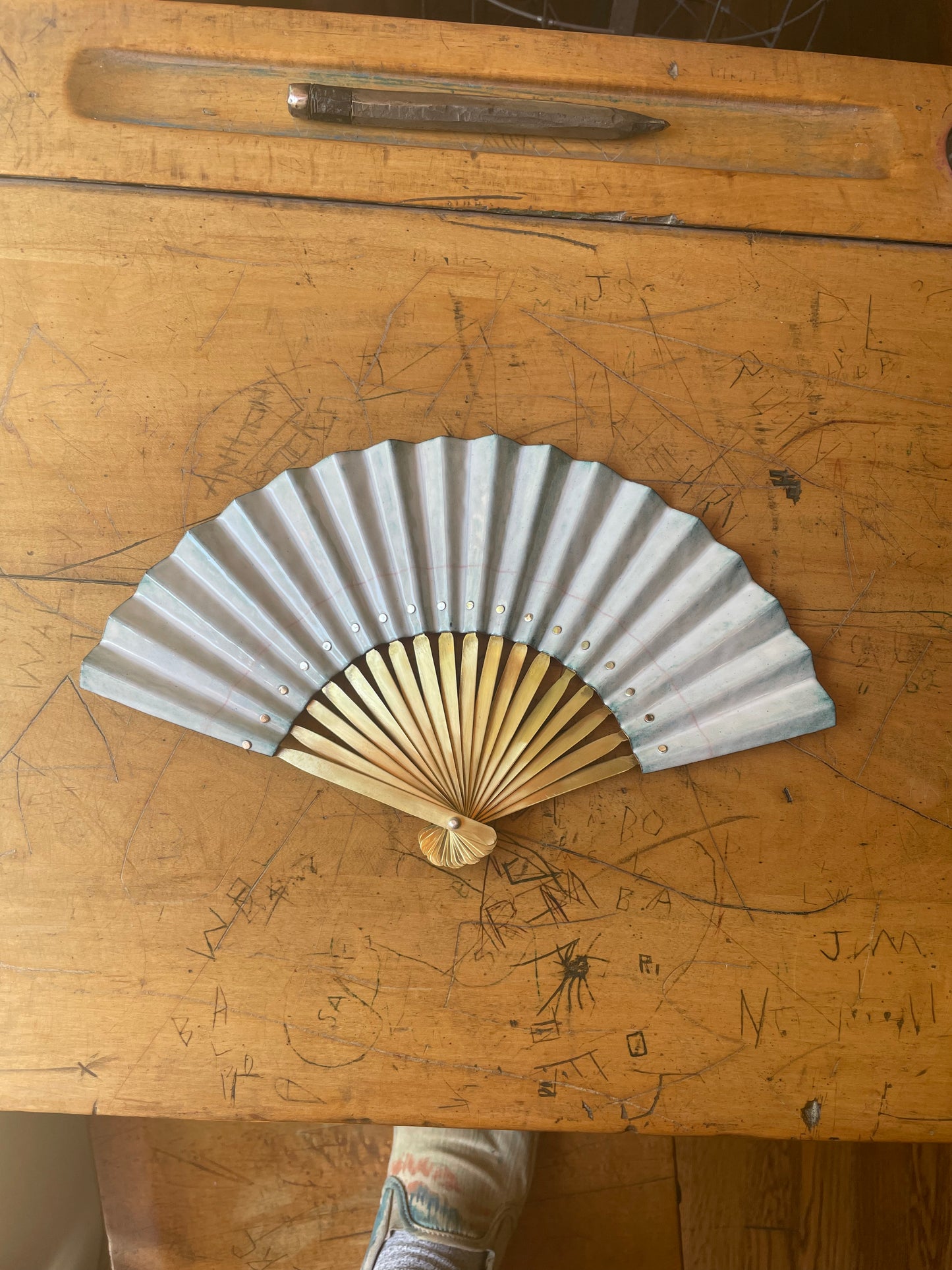 Enameled Fan