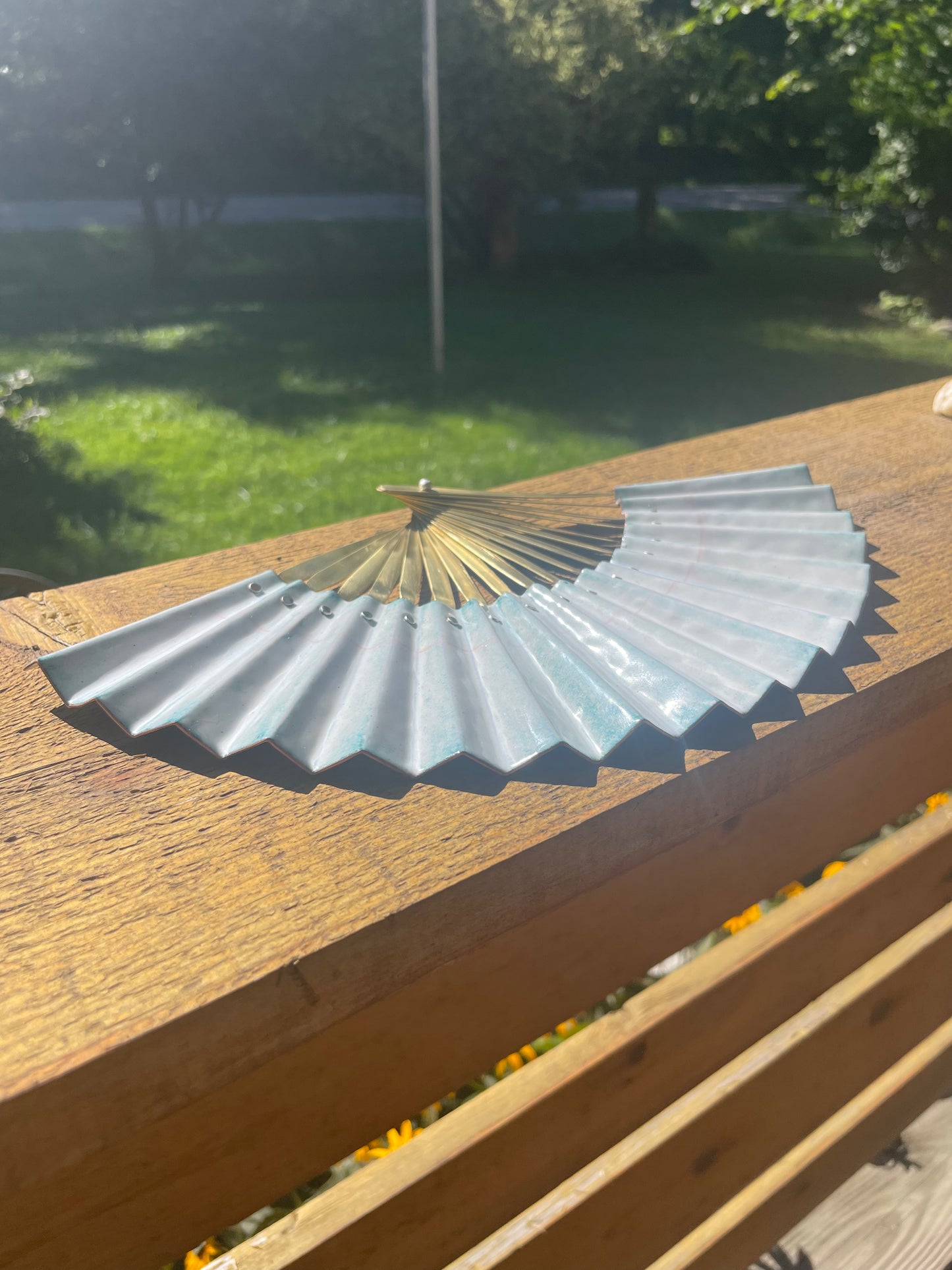 Enameled Fan